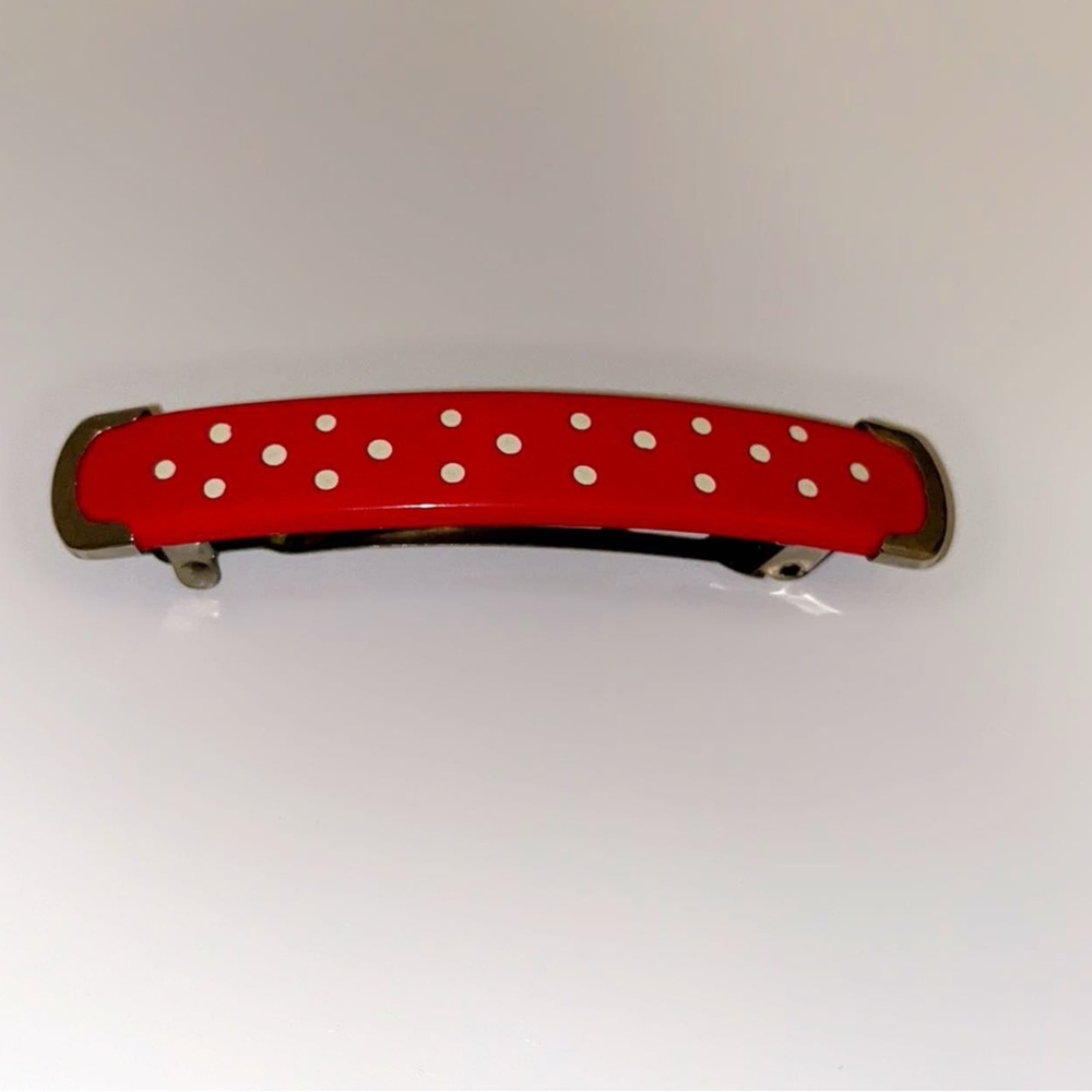 ***FREE with Purchase*** Red w/ White Polka Dot Hair Clip